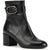 Front - Geox Womens/Ladies D Eleana Nappa Leather Ankle Boots