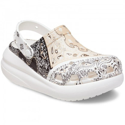 Front - Crocs Womens/Ladies Classic Crush Bandana Clogs