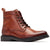 Front - Base London Mens Peyton Leather Combat Boots