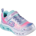 Front - Skechers Girls Flutter Heart Lights Simply Love Trainers