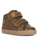 Front - Geox Boys B Kilwi Leather Trainers