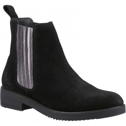 Front - Hush Puppies Womens/Ladies Stella Leather Ankle Boots