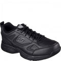 Front - Skechers Womens/Ladies Dighton-Bricelyn SR Leather Relaxed Fit Safety Shoes
