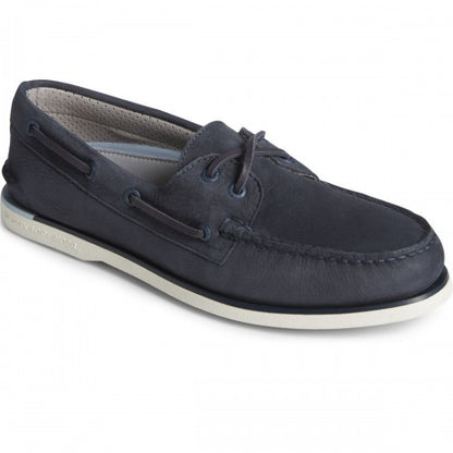 Front - Sperry Mens Gold Cup Authentic Original Nubuck Boat Shoes