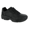 Front - Puma Axis/Hahmer Mens Lace-Up Non-Marking Trainer / Mens Trainers / Mens Sports