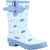 Front - Cotswold Womens/Ladies Farmyard Sheep Mid Calf Wellington Boots