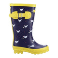 Front - Cotswold Womens/Ladies Farmyard Chicken Mid Calf Wellington Boots