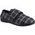 Front - GBS Med Mens Gerald Classic Checked Slippers