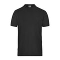 Front - James and Nicholson Mens Organic Cotton Stretch T-Shirt
