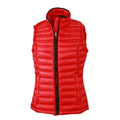 Front - James and Nicholson Womens/Ladies Quilted Down Vest