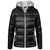 Front - James and Nicholson Womens/Ladies Hooded Down Jacket