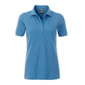 Front - James and Nicholson Womens/Ladies Workwear Pocket Polo