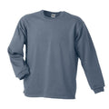 Front - James and Nicholson Unisex Open Hem Sweatshirt