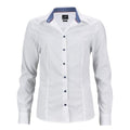 Front - James and Nicholson Womens/Ladies Classic Plain Shirt