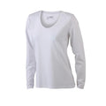 Front - James and Nicholson Womens/Ladies Stretch Long Sleeve T-Shirt