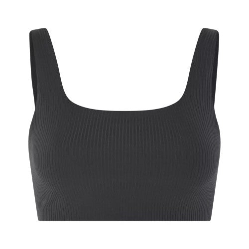 Front - Girlfriend Collective Womens/Ladies Tommy Ribbed Cropped Bra