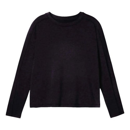 Front - Girlfriend Collective Womens/Ladies Reset Fitted Long-Sleeved T-Shirt