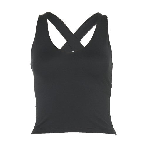 Front - Girlfriend Collective Womens/Ladies Float Zoe Cross Back Tank Top