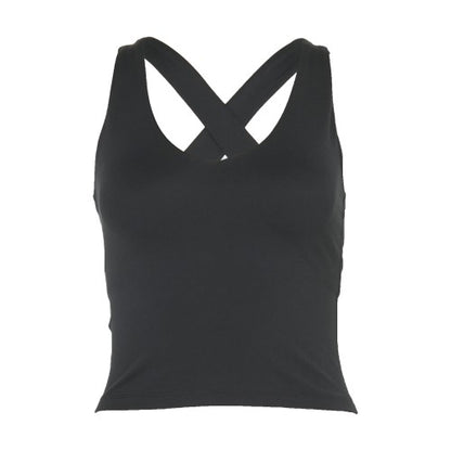 Front - Girlfriend Collective Womens/Ladies Float Zoe Cross Back Tank Top