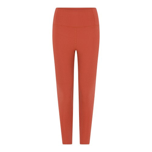 Front - Girlfriend Collective Womens/Ladies Ribbed High Rise 7/8 Leggings