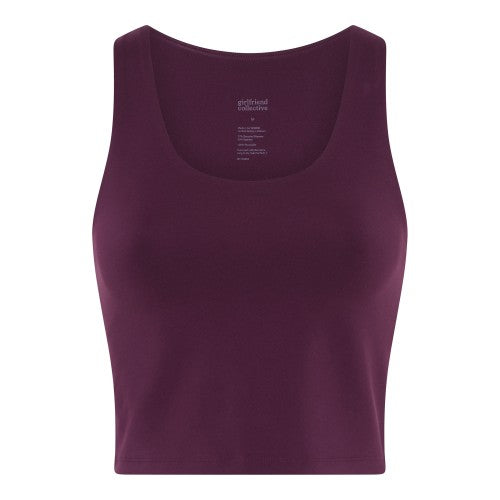 Front - Girlfriend Collective Womens/Ladies Luxe Scoop Neck Tank Top