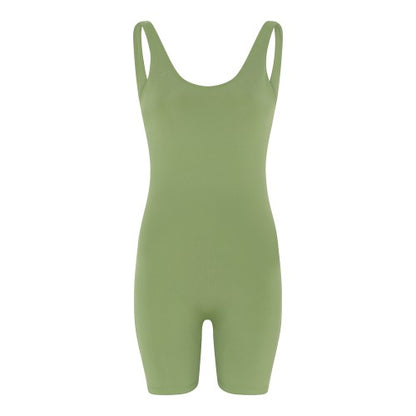 Front - Girlfriend Collective Womens/Ladies Scoopback Unitard