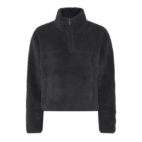 Front - Girlfriend Collective Womens/Ladies Recycled Half Zip Fleece Jacket