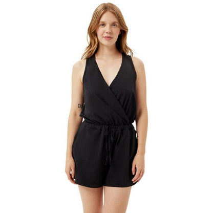 Front - Girlfriend Collective Womens/Ladies Reset Wrap Jumpsuit