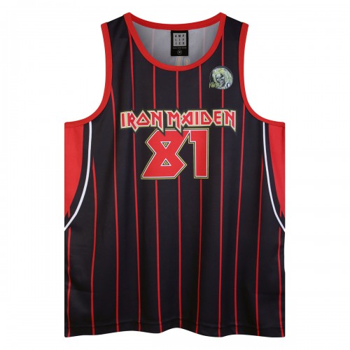 Front - Amplified Mens Killers Iron Maiden Basketball Jersey
