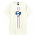 Front - Amplified Unisex Adult 1995 Tour Stripes Oasis T-Shirt