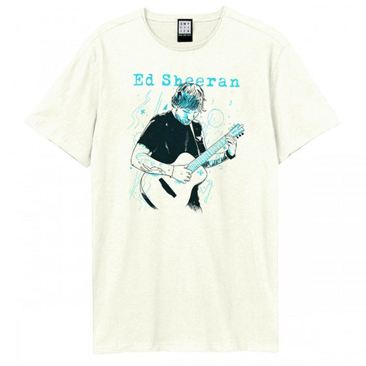 Front - Amplified Unisex Adult Ed Sheeran Doodle T-Shirt