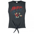 Front - Amplified Womens/Ladies Maneater Hall and Oates Front Tie Tank Top