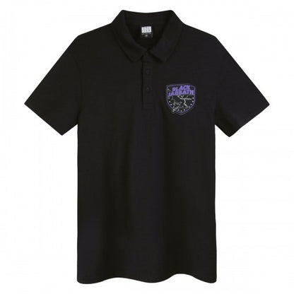 Front - Amplified Mens Lord of This World Black Sabbath Slub Polo Shirt
