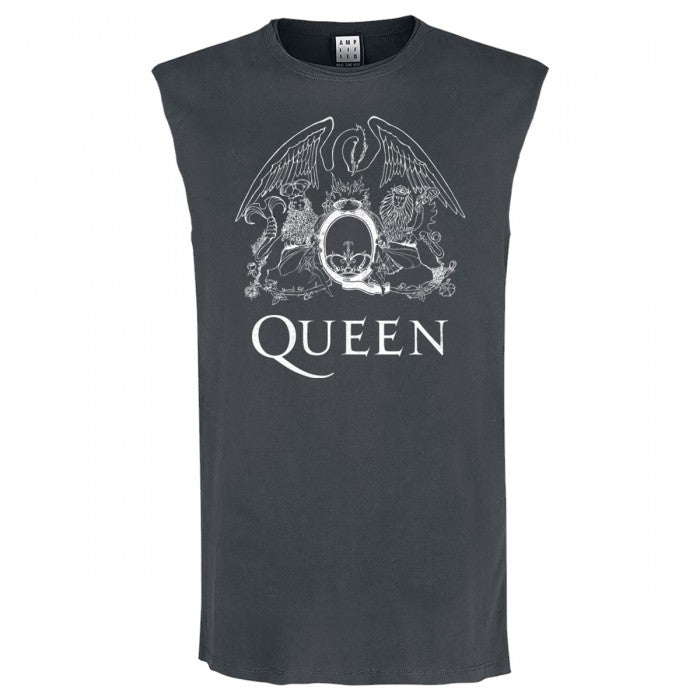 Front - Amplified Mens Royal Crest Queen Tank Top