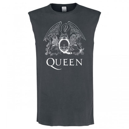 Front - Amplified Mens Royal Crest Queen Tank Top