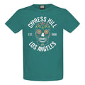 Front - Amplified Unisex Adult Floral Skull Cypress Hill T-Shirt