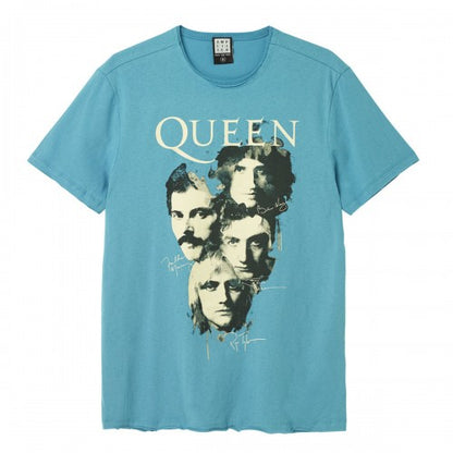 Front - Amplified Unisex Adult Autographs Queen T-Shirt