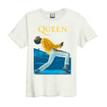 Front - Amplified Unisex Adult Freddie Mercury Triangle Queen T-Shirt