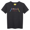 Front - Amplified Childrens/Kids Crayons Out Metallica T-Shirt