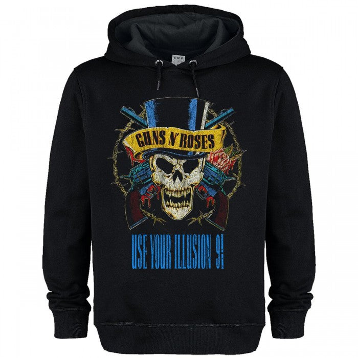 Front - Amplified Unisex Adult Use Your Illusion 91 Tour Guns N Roses Hoodie