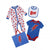 Front - Amplified Baby David Bowie Babygrow Set