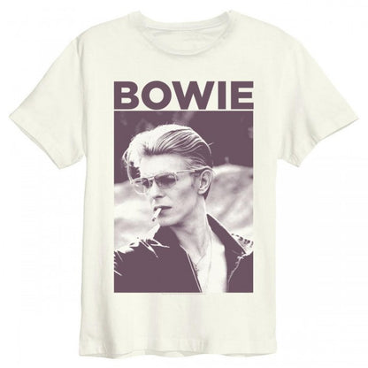 Front - Amplified Unisex Adult Cigarette David Bowie T-Shirt