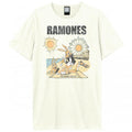Front - Amplified Unisex Adult Rockaway Beach Ramones T-Shirt