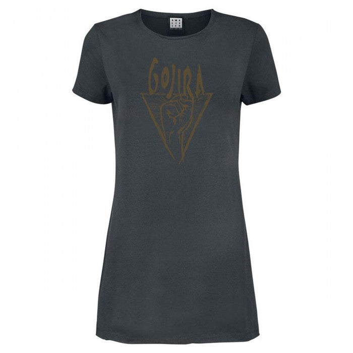 Front - Amplified Womens/Ladies Power Glove Gojira T-Shirt