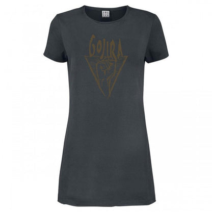 Front - Amplified Womens/Ladies Power Glove Gojira T-Shirt