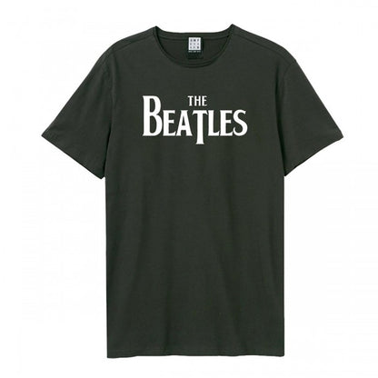Front - Amplified Unisex Adult The Beatles Logo T-Shirt