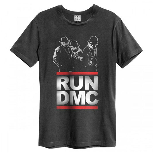 Front - Amplified Unisex Adult Run DMC Logo T-Shirt