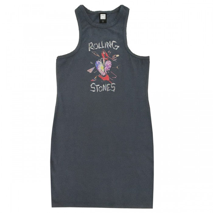 Front - Amplified Womens/Ladies Hackney Diamonds The Rolling Stones Fitted T-Shirt Dress