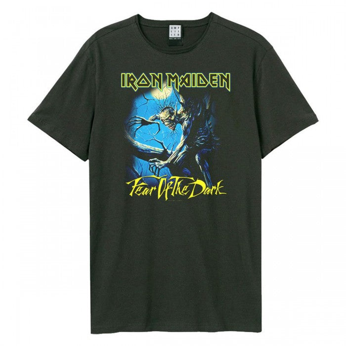 Front - Amplified Unisex Adult Fear Of The Dark Iron Maiden T-Shirt