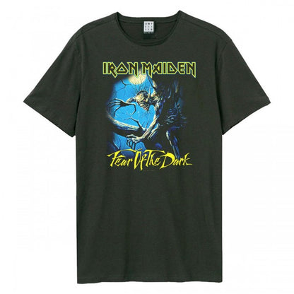 Front - Amplified Unisex Adult Fear Of The Dark Iron Maiden T-Shirt